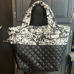 Like new MZ Wallace Small Metro Tote Splatter Paint Bag- Discontinued Rare Color